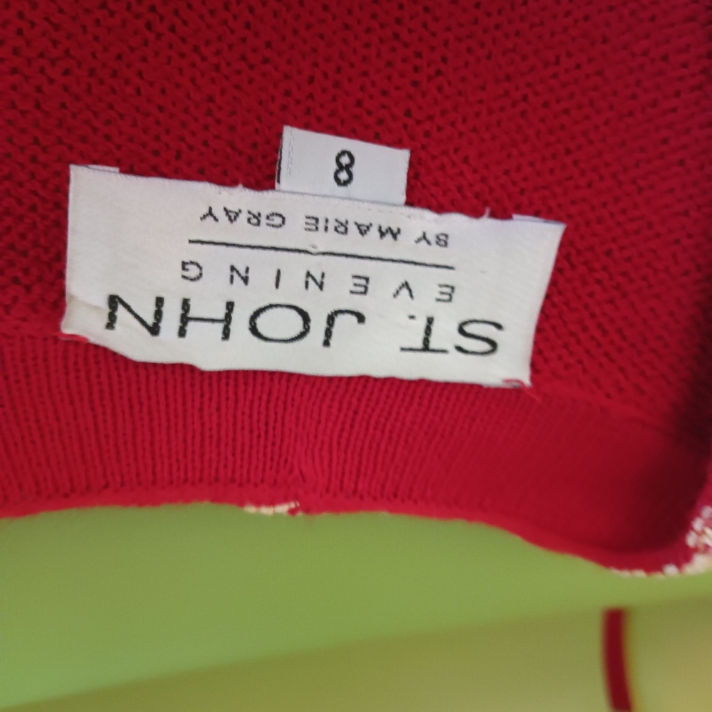 Beautiful St. John Sweater Jacket and full length skirt. Absolutely elegant! - Picture 8 of 8